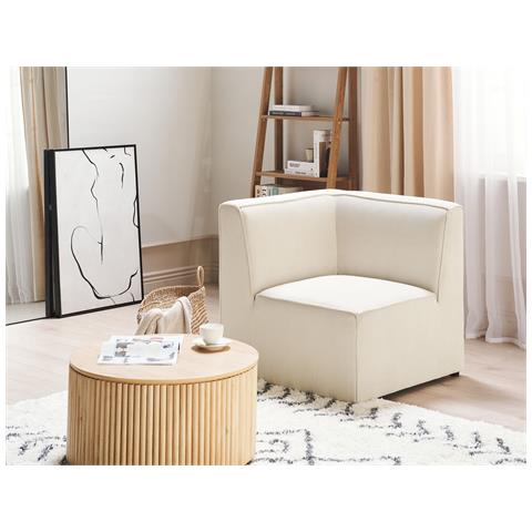 Modulo Angolare Lemvig Velluto A Coste Beige Chiaro - Foto 1