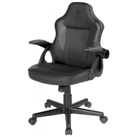 Deltaco Gam-130 Sedia Per Videogioco Poltrona Per Gaming Seduta Imbottita Nero - Foto 1