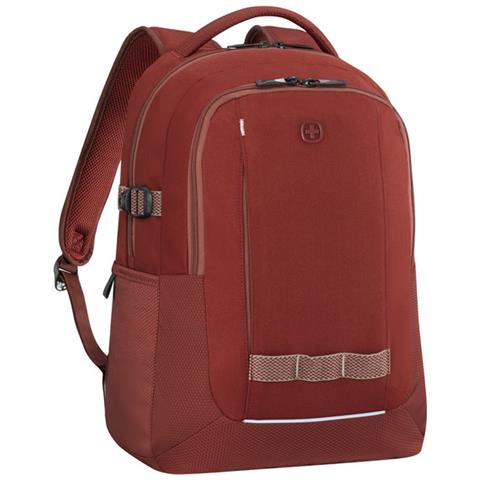 Zaino Per Computer Portatile 16'' Next Ryde Con Tasche Laterali, Rosso - Foto 2