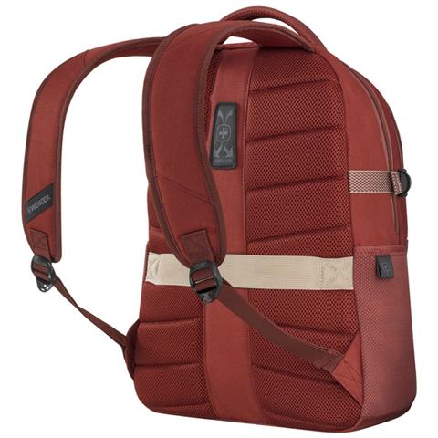 Zaino Per Computer Portatile 16'' Next Ryde Con Tasche Laterali, Rosso - Foto 5