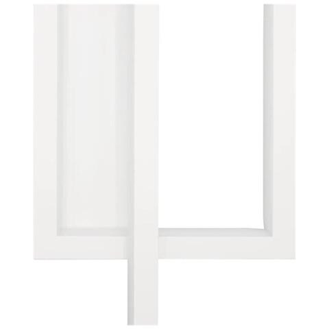 Applique Led Tre TonalitÀ Luce Bianca Calda Naturale Lampada Rettangolare Bianco - Foto 7