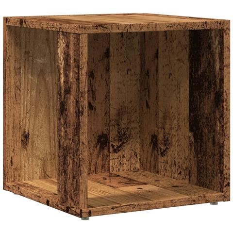 Tavolino Legno Antico 33x33x34 Cm In Legno Multistrato - Foto 2