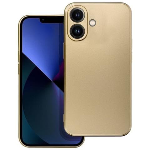 Custodia Tpu Silicone Cover Case Per Apple Iphone 16 Plus Gold - Foto 1