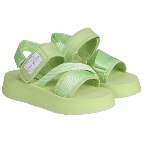 Prefresato Sandal Badge Sandali Sintetico Scarpe Donna Verde Eu 40, Yw0yw00967 0h9 - Foto 1