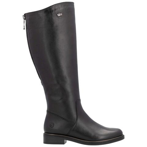 Black Elegant Closed Ladies' Boots Stivali Pelle Scarpe Donna Nero Eu 37, D8391-00 - Foto 3