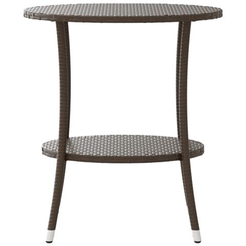 Sedie da Giardino Reclinabili 2 pz con Tavolo Polyrattan - Foto 2