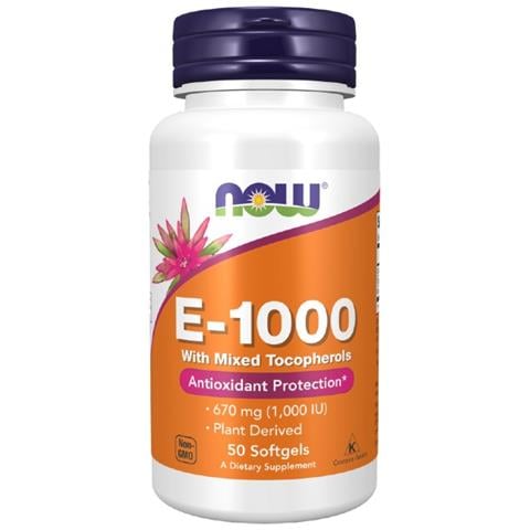 Vitamina E-1000 Tocoferoli Misti 50 Capsule Molli - Foto 1
