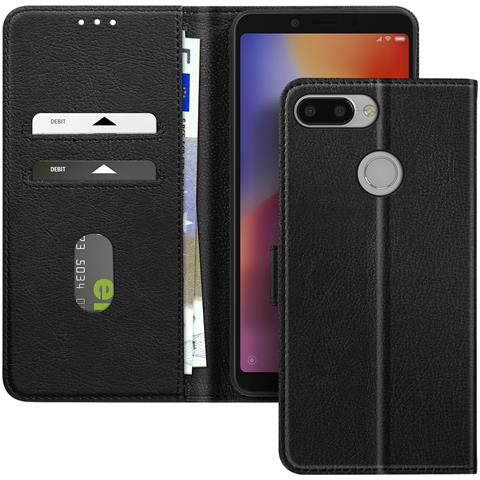 Custodia A Libro Per Xiaomi Redmi 6 Supporto Video Multifunzione - Foto 1
