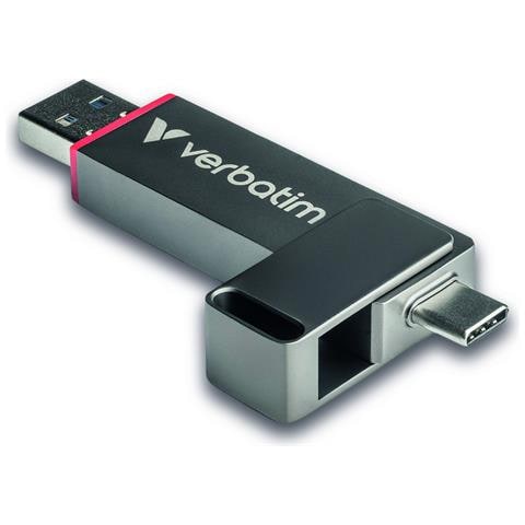 Dual QuickStick unità flash USB 256 GB USB Type-A / USB Type-C 3.2 Gen 1 (3.1 Gen 1) Grigio - Foto 1