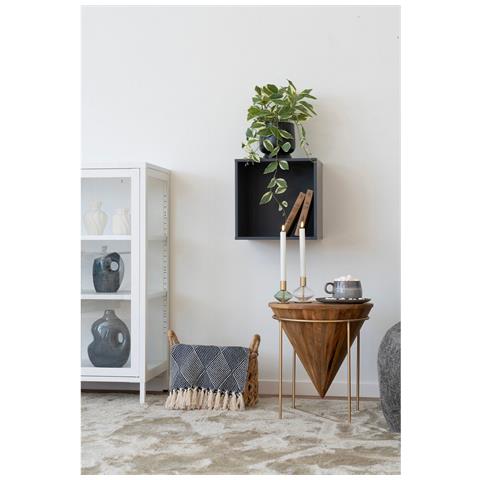 Mensola Horne - Grigio - Mdf - 34x30x34 Cm - Foto 2