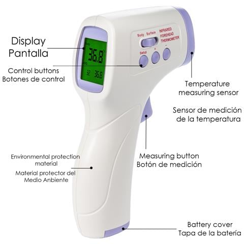 Termometro A Infrarossi Senza Contatto - Foto 5