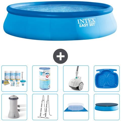 Piscina Fuori Terra - In Giro - 457x107 Cm - Blu - Include Accessori Coordinati A1253 - Foto 1