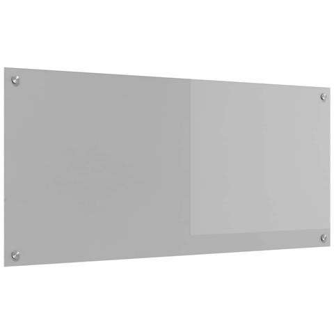 Fascia cucina  Grigio chiaro 110x50x0,6 cm in vetro temperato - Foto 1