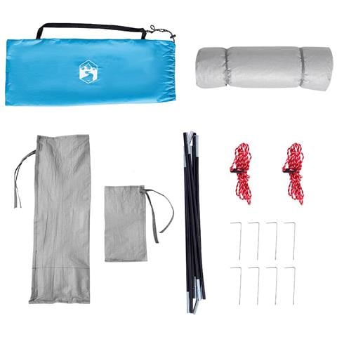 Tenda con tetto Altro Blu e Nero 280 x 220 x 176 cm - Foto 9