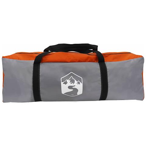 Tenda Teepee con tetto Grigio e arancione 490 x 410 x 210 cm - Foto 9