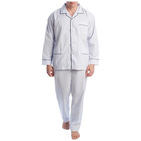 Pigiama Da Uomo In Popeline A Maniche Lunghe Kl30233 - Foto 1