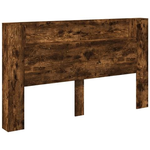 Testata con Mobile e LED Quercia Affumicata Legno multistrato - Foto 1