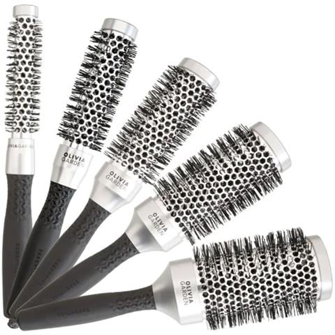Custodia Con 5 Spazzole Professionali Rotonde Da 16, 25, 33, 43 E 53 Mm, Pro Thermal - Foto 1
