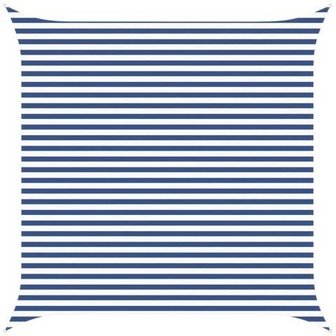Vela da ombra solare Blu e Bianco 4 x 4 m - Foto 1