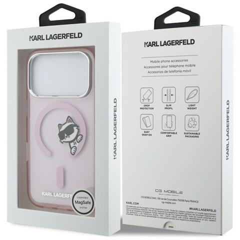 Custodia Per Iphone 17 Pro, Rosa Karl Lagerfeld - Foto 7