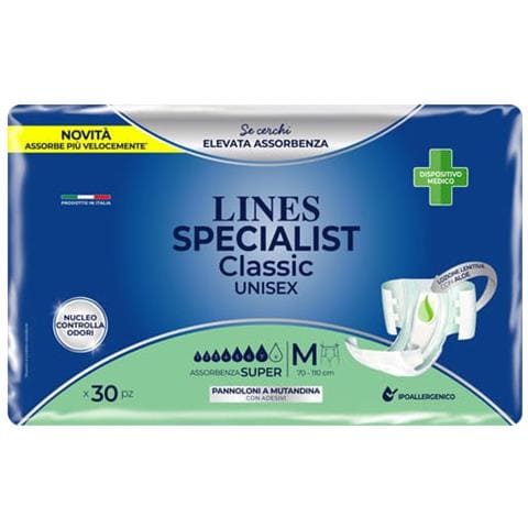 Pannolone a Mutanda Lines Specialist Classic Super mm 30 Pezzi - Foto 1