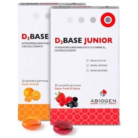 D3BASE Junior 30 Caramelle Gommose Frutti di Bosco - Foto 1
