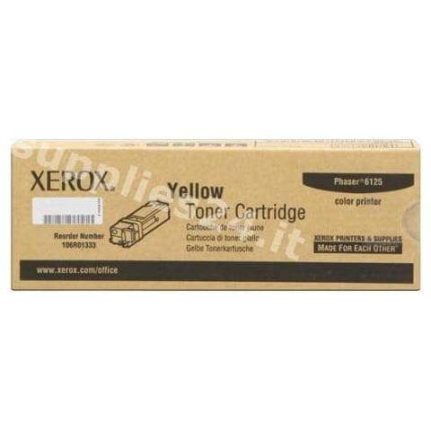 106R01333 Toner Originale Giallo per Phaser 6125 Capacità 6000 Pagine - Foto 3