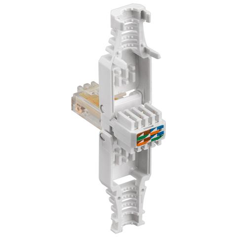 IWP-8P8C-TLU - Plug Cat. 5/6 RJ45 Tooless con Copriconnettore - Foto 1