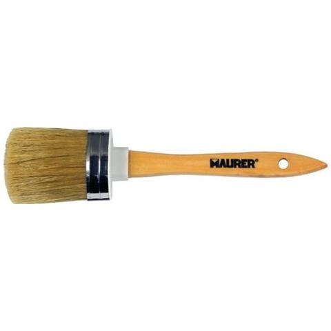 Pennello Ovalino Pura Setola N. 12 con Manico in Legno - Foto 2