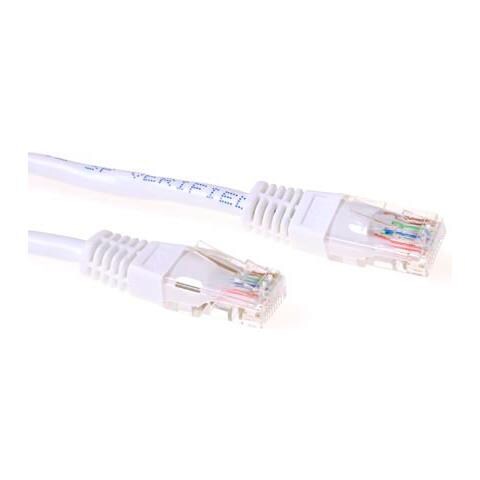 Cavo Rete ACT - Categoria 5e - 1,50 m - 1 x RJ-45 Maschio Rete - 1 x RJ-45 Maschio Rete - Cavo patch - Bianco - Foto 1