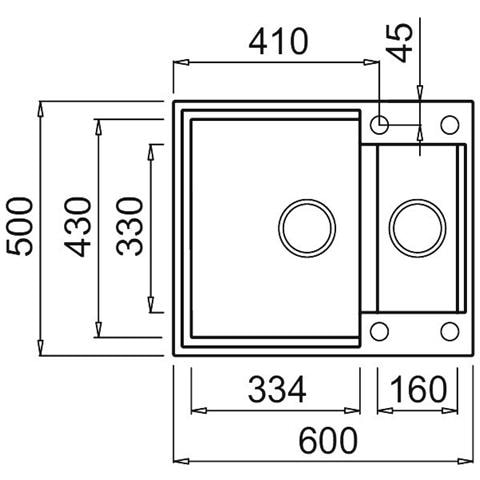LAV. EASY 150 60x50 2V ALUMINIUM 79 ALUMINIUM 79 2 - Foto 3