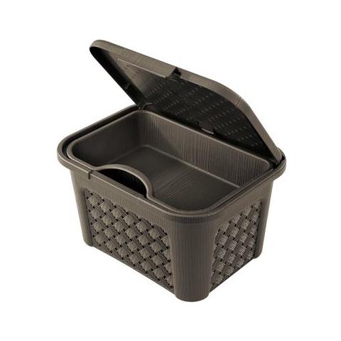 Cofanetto Contenitore Arianna Con Coperchio 6lt Wengè - Foto 2