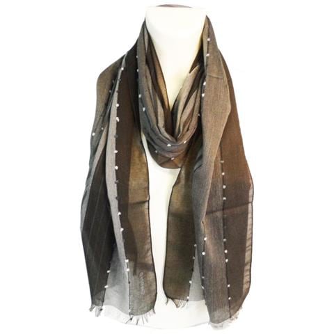 Sciarpa Donna Pashmina 1752g Moro - Foto 1