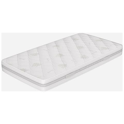 Materasso Singolo 80x200, Alto 24 cm - Waterfoam, Sfoderabile, Rivestimento in Aloe Vera | Goemon - Foto 1