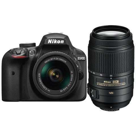 D3400 + Af-p Dx 18-55mm F / 3.5-5.6g Vr + Af-s Dx 55-300mm F / 4.5-5.6g Ed Vr - Foto 1
