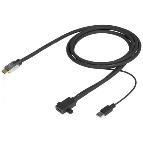 Prohdmihdmfm3 Cavo Hdmi 3 M Hdmi Tipo A [standard] Nero (pro Hdmi Male - Female Hdmi - 2.0 4k - 2k. - Warranty - Foto 1