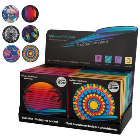 Mini Frisbee In Silicone Wingman Trame Assortite 1 Pezzo Per Confezione - Foto 1