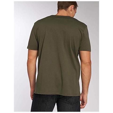 Alpha Industries Basic Small Logo T-shirt Dark Olive - Foto 2