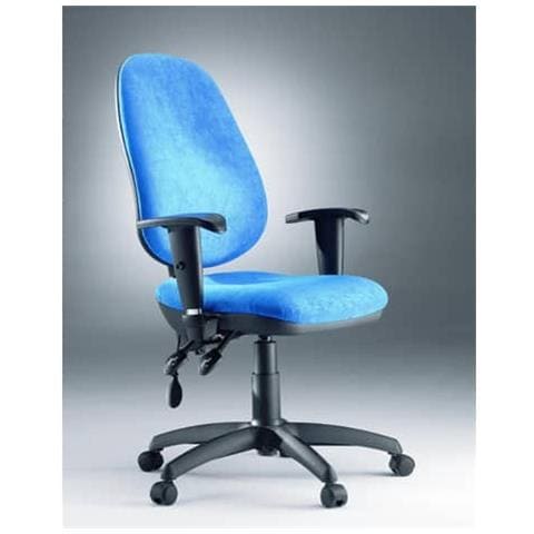 Sedia Operativa Girevole Oberon Obob - Rivestimento Eco Blu Obob / eb - Foto 1