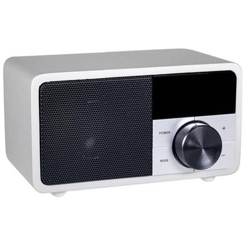 Mini Radio da Tavolo con Display OLED e DAB+ / FM DAB+ / FM / Bluetooth Colore Argento - Foto 3