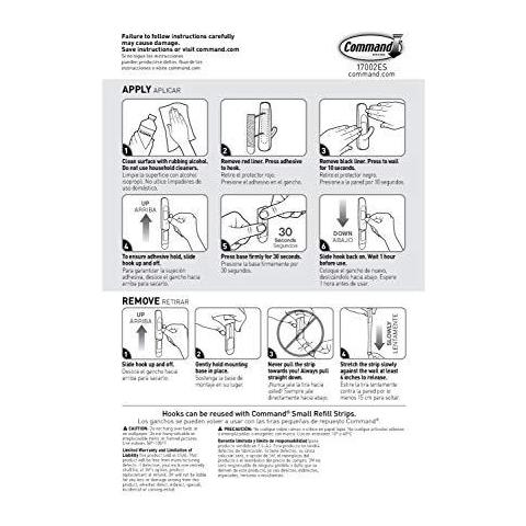 Comando 17002-vp-6pk Piccoli Ganci Con Le Strisce Value Pack - Bianco Confezione Da 1 - Foto 2