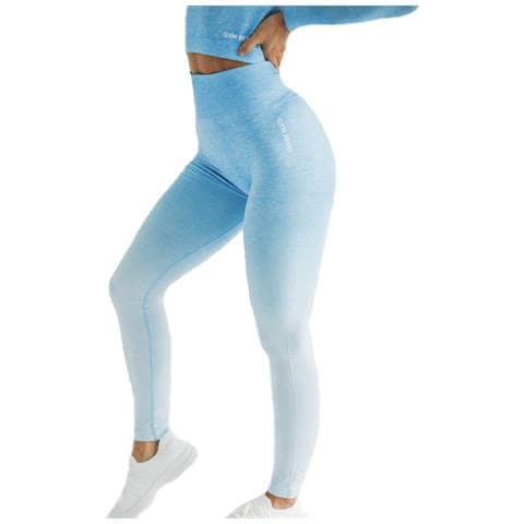 Leggins Ombre, Donna, Blu, Ghette, Numero: M Eu - Foto 2