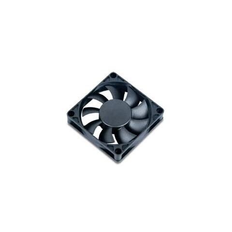 Black 7cm case fan, 70 x 70 x 15 mm, 50000h - Foto 1
