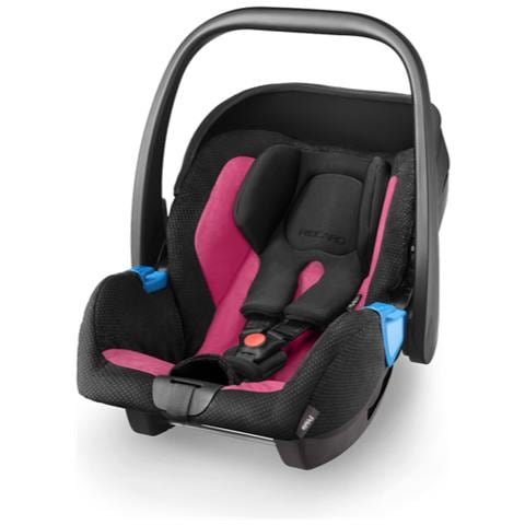 Privia, 0+ (0 - 13 kg; 0 - 15 mesi) , 3-point, ISOFIX, Nero, Rosa - Foto 1