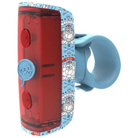 Luce Posteriore a LED Rosso per Bici Colore Blu - Foto 8