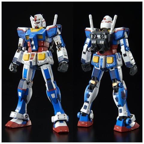 P- Real Grade Rg 1/144 Mobile Suit Gundam Rx-78-2 Gundam Team Bright Custom - Foto 1