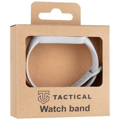 Cinturino 658 Originale Silicone Per Xiaomi Mi Band 5 - 6 Grey - Foto 4