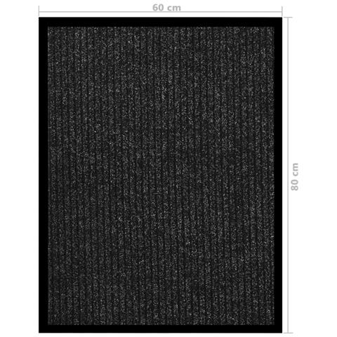 Zerbino Striato Antracite 60x80 Cm - Foto 11