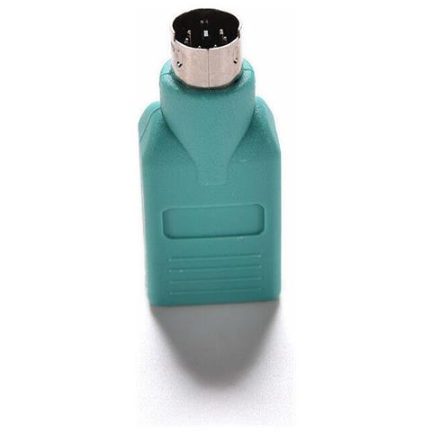 Adattatore Da Usb Femmina A Ps2 Maschio Per Mouse Cablato Computer Fisso - Foto 2