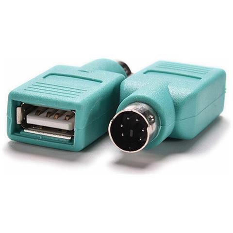 Adattatore Da Usb Femmina A Ps2 Maschio Per Mouse Cablato Computer Fisso - Foto 3